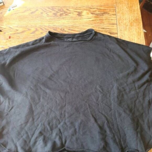 FRANK AND EILEEN - AUDREY FUNNEL NECK CAPELET in black One size - Picture 2 of 5